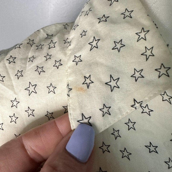 MADEWELL Star Cotton Blouse Size Small - Picture 4 of 7
